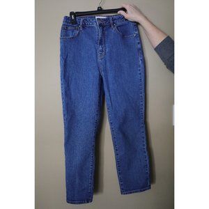 PacSun Dark Blue Denim Mom Jeans